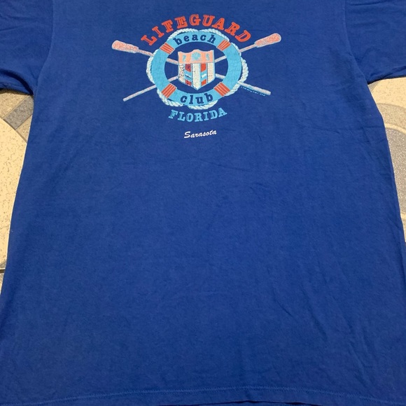 Vintage Nike Gray Tag Single-Stitched Travel Tee - Picture 2 of 5